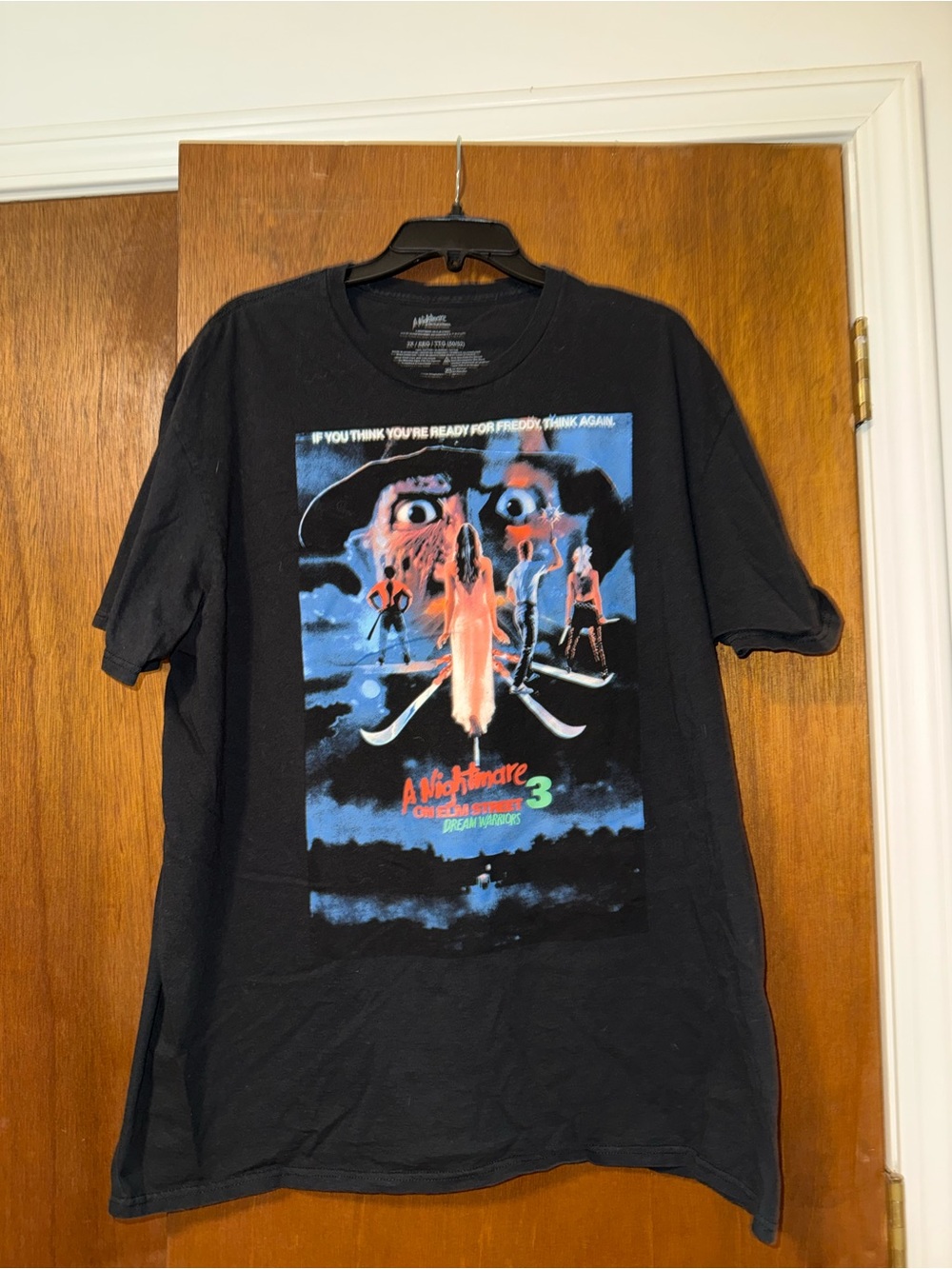 Black 'A Nightmare on Elm Street 3' Graphic Short Sleeve Tee
